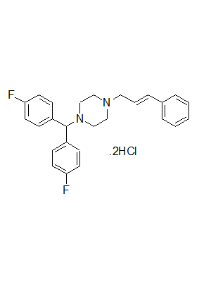 FLUNARIZINE DI HCL 