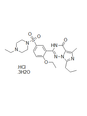 VARDENAFIL HCL TRIHYDRATE